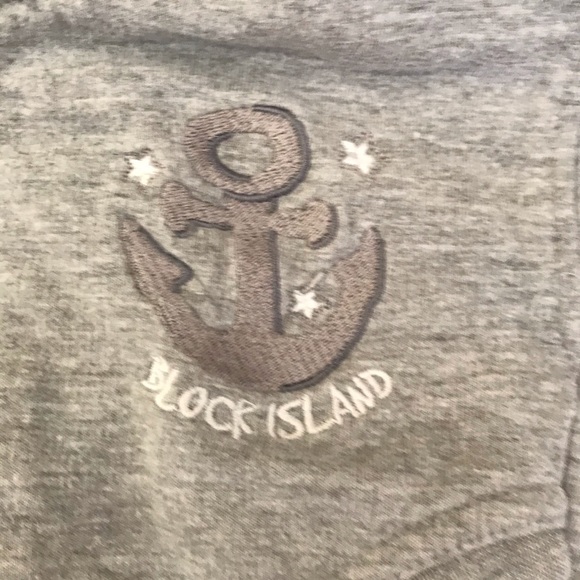 Gray Block Island Anchor Sweatshirt - Picture 5 of 7